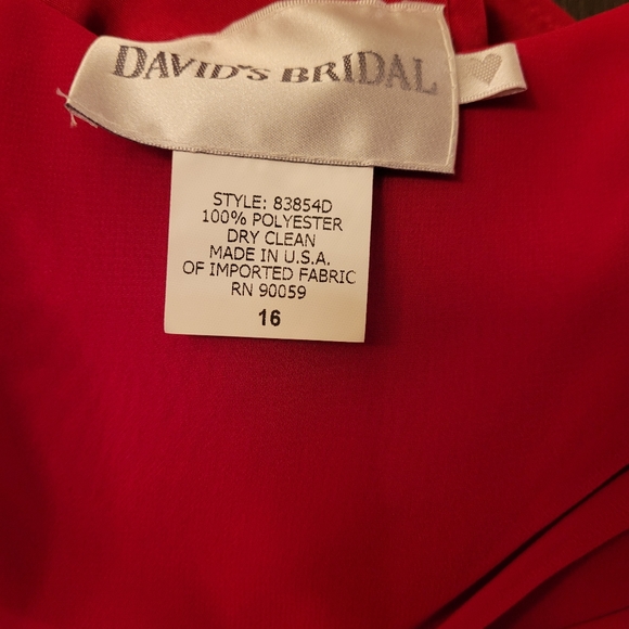 David's Bridal Bridesmaids 2 piece Size 16 - Picture 7 of 7